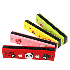 Juguete educativo de gran oferta, instrumento Musical armónico de madera de 16 agujeros para niños - Product Image 2