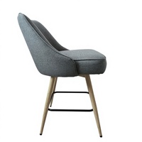 68cm Moderner Stoff-Barhocker mit Drehfunktion, Stabil und Robust, Thekenhöhe für Zuhause und Bar