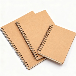 Carnet en papier kraft format poche, pages vierges non lignées, vente en gros pour voyageurs, maison, bureau, fournitures scolaires, impression personnalisée - Product Image 1