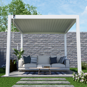 Estructuras prefabricadas Habitación de protección solar Impermeabilización Juego de pérgolas para terraza de ático al aire libre - Product Image 1