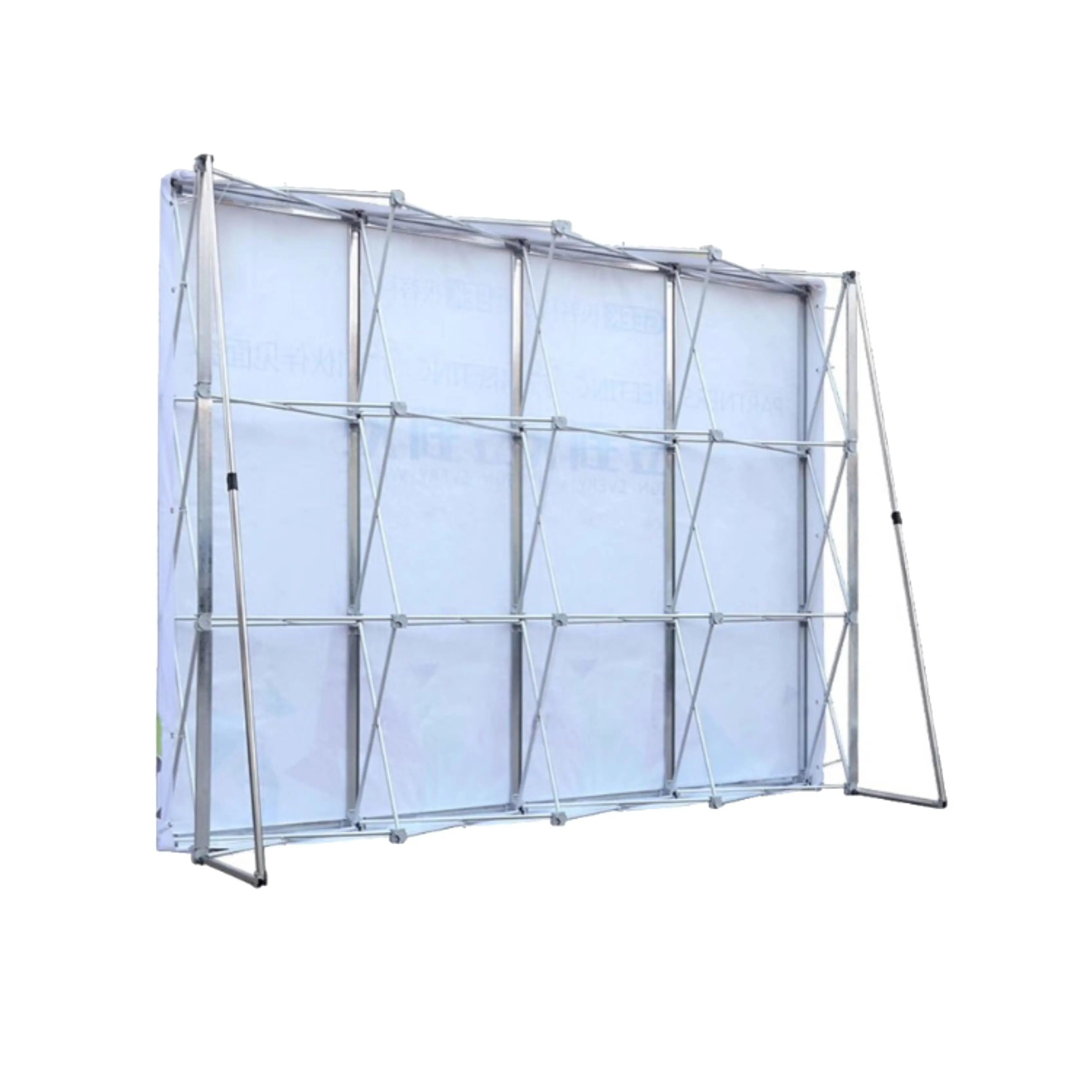 10ft Portable Back Wall Display Racks Pop-Up Trade Show Stand Banner for Exhibition Events Booths