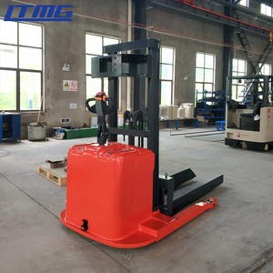 LTMG2022新しいタイプの自動ストラドルレッグスタッカー1000kg1500kg 2ton 3ton AGV電動スタッカー、2mダブルマスト付き - Product Image 4