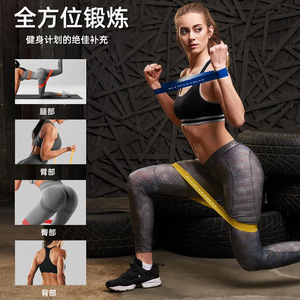 Bande de résistance Raylon X-Light à X-Heavy en TPE, élastique, pour entraînement des fessiers, musculation et thérapie physique - Product Image 3
