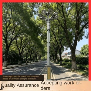 Factory Cheap Outdoor Lighting <b>Pole</b> <b>Garden</b> Landscape Lawn Waterproof LED Aluminum Alloy Single-Arm <b>Garden</b> Lamp Post 10-Year - Product Image 6