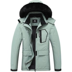Veste de ski pour femme Moerdeng, imperméable, manteau d'hiver à capuche, isolation synthétique, snowboard, randonnée, vêtements d'extérieur - Product Image 3