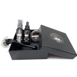 Logo personnalisé Cadeau pour <span class=keywords><strong>homme</strong></span> Ensemble de soins de la <span class=keywords><strong>barbe</strong></span> Huile de <span class=keywords><strong>barbe</strong></span> naturelle Shampooing Après-shampooing Kit de croissance de la <span class=keywords><strong>barbe</strong></span> - Product Image 1
