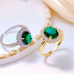 Anello Aperto a Forma di Loto per Donne, Minimalista e Regolabile, Anello da Dito alla Moda - Product Image 5