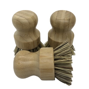 Mini Cepillo de Bambú con Cerdas de Coco, Cepillos para Ollas, Cepillo de Fibra de Coco - Product Image 3