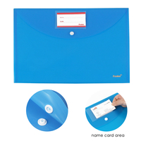 Vente flash : Classeur de documents transparent A4 FC en PP avec poche pour étiquette, pour enseignants, fournitures scolaires et de bureau