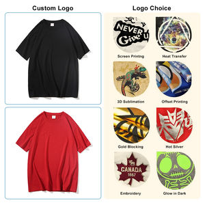 T-shirt à manches courtes ample pour homme de la marque tendance Casa, de haute qualité, écologique, respirant, à séchage rapide, en coton et polyester mélangés - Product Image 4