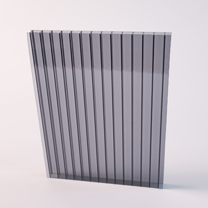 Feuille de <span class=keywords><strong>polycarbonate</strong></span> multicouche creuse rectangulaire transparente colorée bon marché de 3 mm, 5 mm, 7 mm, 12 mm, 2 couches - Product Image 1