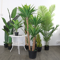 En gros La Main Réel Tactile Maison Jardin Décor Plante Artificielle En Pot Plantes D'intérieur Arbre