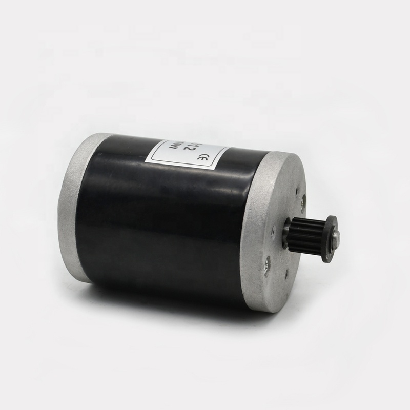 Veegmotor elektromotor kleine motor DC tandwielaandrijving met high-speed magneet MY6812 12V 120W Keenso met riemschijf voor de elektrische scooter