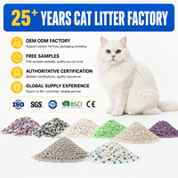 Litière pour chat OK PET en tofu naturel, parfum thé vert, 99 % sans poussière, formule à faible dispersion, matières premières de qualité alimentaire, usine OEM ODM