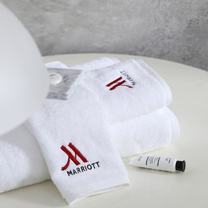 Ensemble <span class=keywords><strong>de</strong></span> Serviettes <span class=keywords><strong>de</strong></span> <span class=keywords><strong>Bain</strong></span> 5 Étoiles <span class=keywords><strong>de</strong></span> Luxe pour Hôtel, 100% Coton 16S, avec <span class=keywords><strong>Serviette</strong></span> <span class=keywords><strong>de</strong></span> Visage - Product Image 4