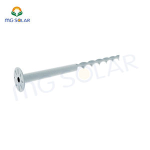 Tornillo de tierra de acero galvanizado pila galvanizado no cavar el suelo de poste de tornillo de anclaje - Product Image 6