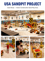 Mur de sable interactif, bac à sable, mur sensoriel, aire de jeux intérieure, équipement certifié CE ASTM, personnalisable
