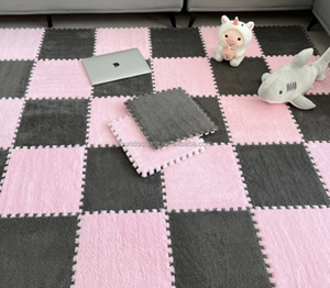 Tappeto <span class=keywords><strong>Puzzle</strong></span> Lavabile in Peluche 30x30cm, Realizzato a Macchina, per Bambini, Camera da Letto, Soggiorno, Hotel, Uso Domestico - Product Image 4