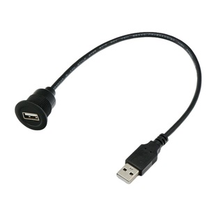 สายต่อ USB 2.0 แบบตัวผู้-ตัวเมีย สำหรับติดตั้งในรถยนต์ กันน้ำ รองรับกระแสไฟ 3A - Product Image 2