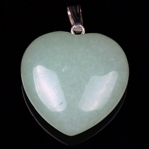 Bán buôn đá quý tự nhiên mặt dây chuyền trái tim hình trái tim Rose Quartz mặt dây - Product Image 4