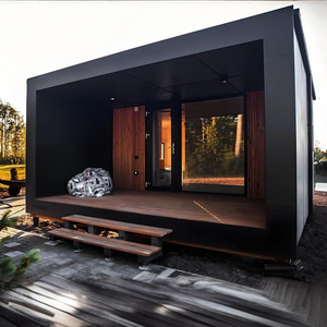 2025 Design haut de gamme jardin extérieur en bois massif carré en bois massif Sauna <span class=keywords><strong>maison</strong></span> corps entier <span class=keywords><strong>Spa</strong></span> à vapeur chauffage en option - Product Image 1