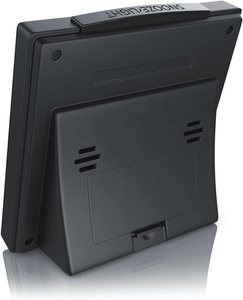 DCF 신호가있는 휴대용 ABS 원자 무선 제어 알람 시계 정밀 계시 날짜 주 표시 객실 여행에 적합 - Product Image 5