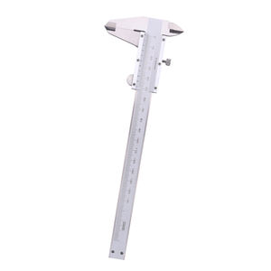 Calibrador Vernier Industrial Monobloque de Alta Precisión de Acero Inoxidable 0-150mm 0.001" Métrico/Pulgadas Manual con Tornillo de Bloqueo - Product Image 4