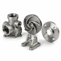Services de fonderie de précision sur mesure pour pièces moulées à la cire perdue en acier inoxydable 304, acier au carbone et aluminium