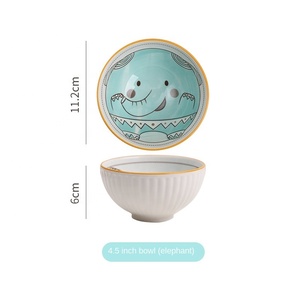 Minestra creativa della <span class=keywords><strong>ciotola</strong></span> di ramen delle stoviglie dei bambini della <span class=keywords><strong>ciotola</strong></span> di riso della <span class=keywords><strong>ciotola</strong></span> di riso della famiglia animale giapponese sveglia del fumetto - Product Image 6
