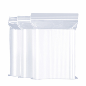 4" x 6" 4 Mil Clear Reclosable Bags, Heavy Duty Small Plastic Clear Reclosable Poly Durable Zipper Bags (Pack of 100)