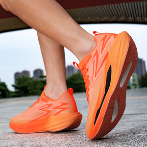 Zapatos Deportivos para Hombre, de Alta Calidad, Personalizables, Cómodos, Transpirables, con Cordones, para Correr, Color Naranja, para Verano - Product Image 5