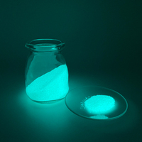 Pigment lumineux poudre phosphorescente lueur dans la poudre sombre longue rémanence Pigment luminescent