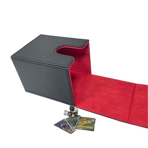 Porte-cartes et étui magnétique vertical en cuir PU à motif écossais pour Magic Gathering <span class=keywords><strong>Yu</strong></span>-<span class=keywords><strong>Gi</strong></span>-<span class=keywords><strong>Oh</strong></span> – Produit transfrontalier très vendu - Product Image 3