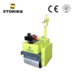 STORIKE Changchai Dieselmotor Doppeltrommel-Vibrationswalze 500kg/600kg Straßenwalze Verdichter Vollhydraulisches System - Product Image 1