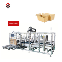 Ligne d'emballage automatique éco-responsable pour boîtes en bois numériques avec étiquetage, scellage, empilage et palettisation intégrée par PLC pour l'industrie alimentaire et chimique
