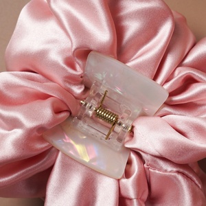 Beste Aangepaste 100% Moerbei Zijde <span class=keywords><strong>Scrunchies</strong></span> Maat En Kleur Voor Vrouwen - Product Image 6