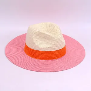 可爱女性软帽软呢帽女式草帽定制沙滩帽夏季草帽