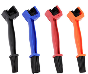 Brosse de nettoyage pour chaîne de moto et de vélo, accessoires de nettoyage pour chaîne de vélo, brosse à tête carrée pour cheveux - Product Image 1