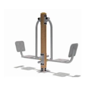 Equipo de Ejercicio al Aire Libre de Alta Calidad, Ecológico y Duradero, de Acero Galvanizado, Plástico y Madera, Color Personalizado para Uso en Parques Públicos - Product Image 4
