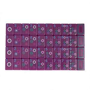 Wholesale Luxury Botanical Series American Mahjong Set 160Pcs Multi-Color Floral Engraved Eco-Friendly Tiles Entertainment - Product Image 2