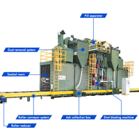 Nettoyage fiable brunissant l'acier en forme de H de machine de grenaillage