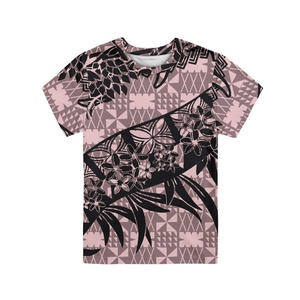 Personalized <strong>Golden</strong> Yellow Polynesian Floral Style Kids <strong>T</strong> <strong>Shirts</strong> Best-Selling Customize Children <strong>Boys</strong> Girls Plain TShirts Sales - Product Image 5