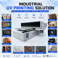 Impresora UV DTF Industrial de Producción por Lotes 6090 con Cabezal de Impresión XP600 I3200, 6 Colores, Barniz, Adhesivos, Impresora UV de Cama Plana