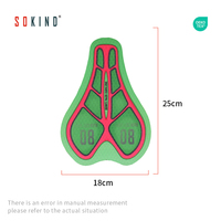 Sokind Sk565 Coussinet de cyclisme 3D en gel perforé respirant à séchage rapide en Spandex/Nylon sans couture pour homme