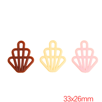 Breloques en résine imitation pépites de chocolat pour accessoires faits main en colle crème DIY, mini figurines décoratives