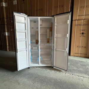 New Sales 570L Floor French Door <b>Refrigerator</b> With Touch Screen Black Large 2 Door English High Efficiency Top F - Product Image 3