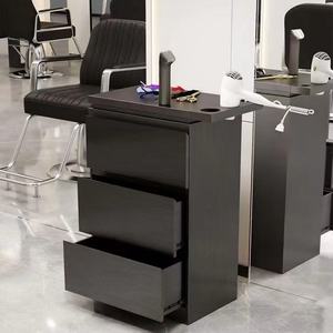 Mueble de Peluquería y Barbería de Acero Inoxidable para Salón - Product Image 1