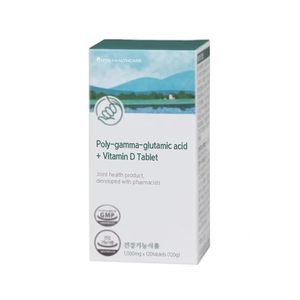 YUYU HEALTHCARE Ácido Poli-Gamma-Glutámico + Vitamina D en Tabletas 1000mg 120 Tabletas Apoyo para la Salud Ósea - Product Image 4