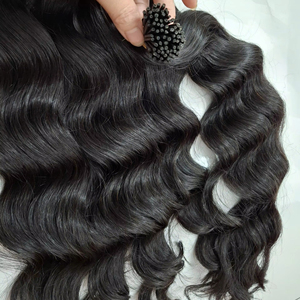 ผมต่อแบบ I-Tip เคราตินธรรมชาติ เกรดพรีเมียม สำหรับขายส่ง - Product Image 1