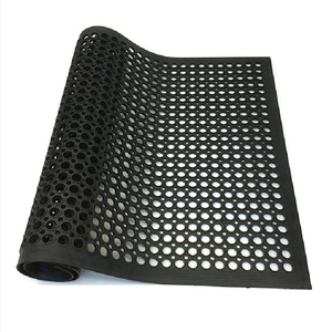 Caucho de enclavamiento antifatiga <span class=keywords><strong>Liveroom</strong></span> anillo O Mat con agujero/de plástico Industrial Piso mojado piso seco/Negro fatiga Mat - Product Image 1
